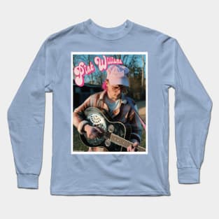 Pink Williams Retro Portrait Long Sleeve T-Shirt